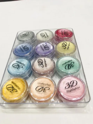 3D Highlighter / Creamy / Amazing Colors / 12 pcs / 12 Colors