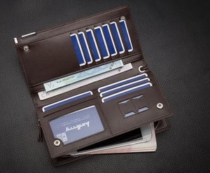 Baellery Long Mobile, Money and Cardholder Wallet for Men & Women