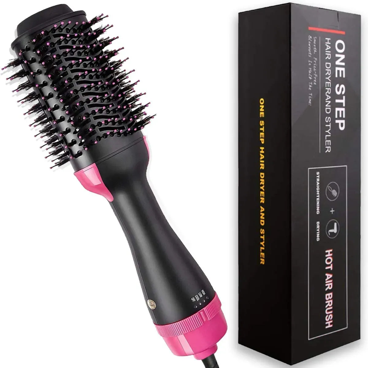 One Step 2 In 1 Hair Dryer & Brush (dryer + Styler) Brush For Fast Drying, Straightening, Curling
