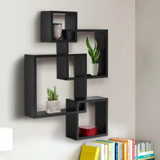 Set Of 4 Cube Intersecting Shelf (WS0116)