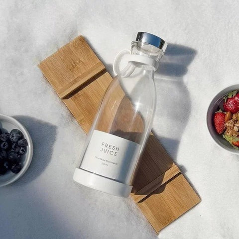 PortableMini Fast Portable Juicer Blender USB Rechargeable - Wireless Bottle for Traveling (Multicolour) 380ml