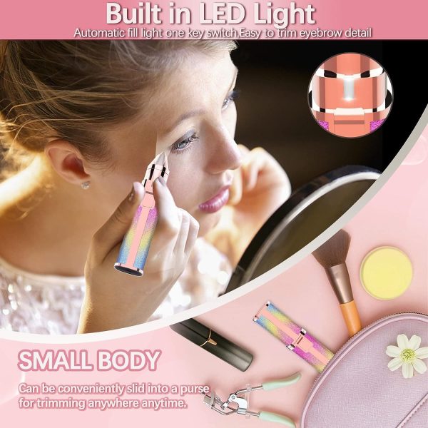 2 In 1 Rechargeable Flawless Eyebrow & Facial Hair Remover