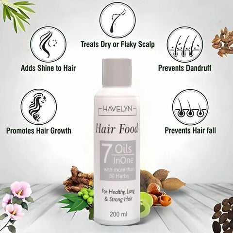 HAVELYN 7 in 1 Hair Food Oil - Enriched with 7 Oils