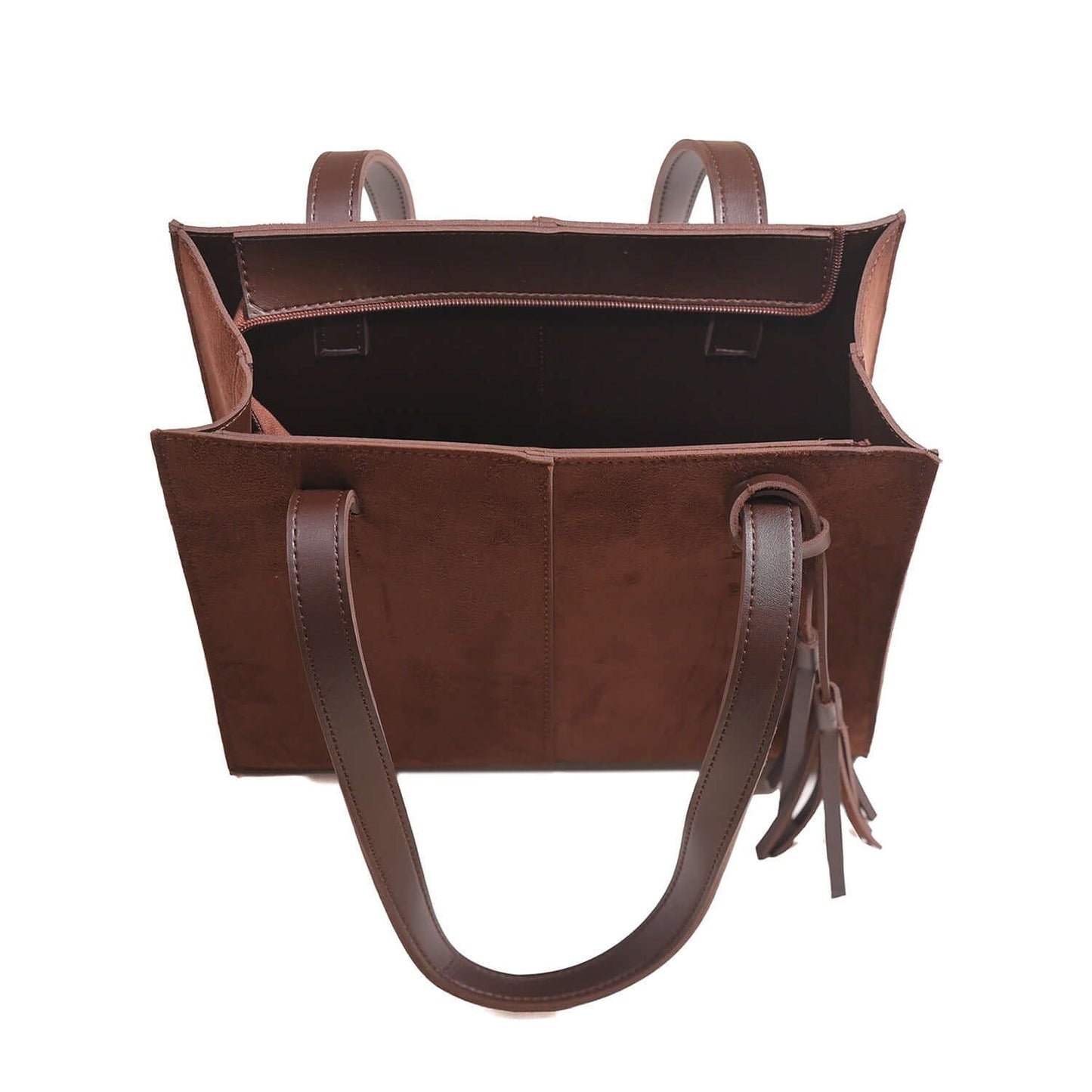 SUEDE CHOCO BAG FOR WOMEN