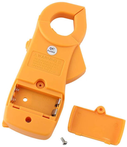 Digital Clamp multimeter with AC current, AC / DC voltage, resistance, diode and continuity tester