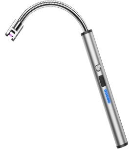 360° Outdoor Kitchen Lighter – Usb Rechargeable Portable Electronic Arc Lighter With Flexible Neck, Safety Lock, Windproof & Eco-friendly Design For Candles & Gas Stoves
