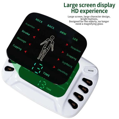 Electronic Pulse Massager - Stroke acupuncture slippers cupping scrapping immunotherapy Slimming Massager - Full Body Pulse Muscle Relax Massage. Digital Physiotherapy Machine