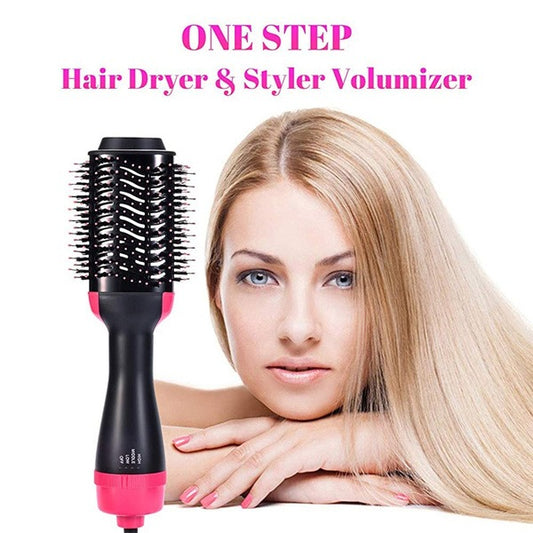One Step 2 In 1 Hair Dryer & Brush (dryer + Styler) Brush For Fast Drying, Straightening, Curling