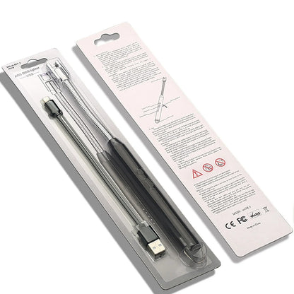 360° Outdoor Kitchen Lighter – Usb Rechargeable Portable Electronic Arc Lighter With Flexible Neck, Safety Lock, Windproof & Eco-friendly Design For Candles & Gas Stoves